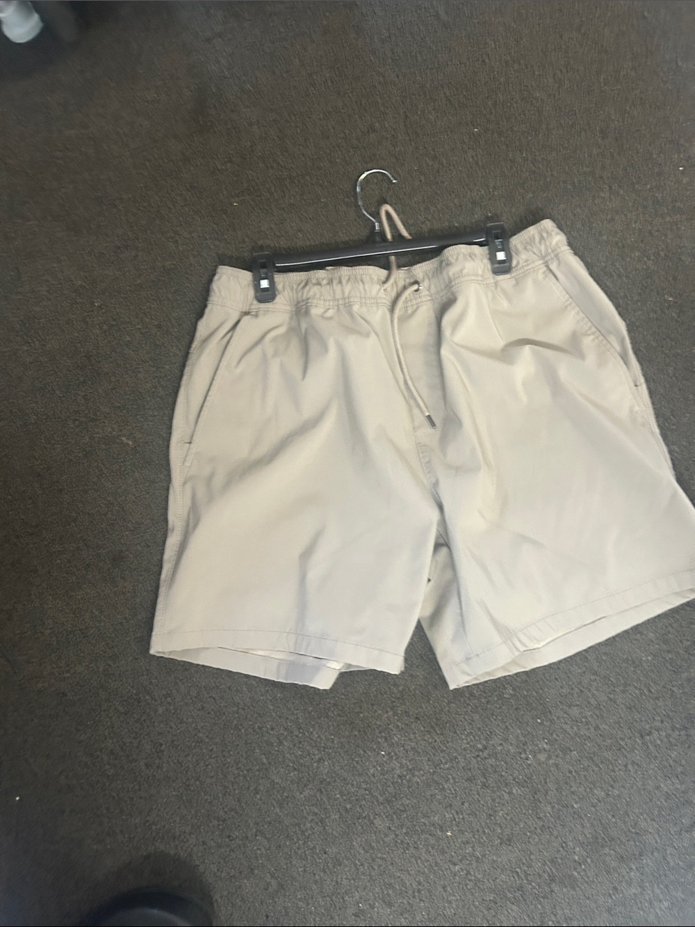 Men's Hybrid Drawstring Shorts - Cream 070826BRM